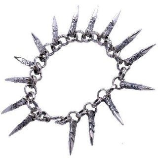 Animal Claw Fang Beaded Bracelet .925 Sterling Silver
