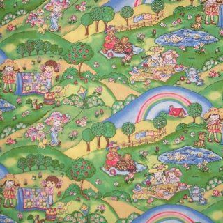 44 Wide Fabric, Patchwork Kids Play with Rainbow, Fabric