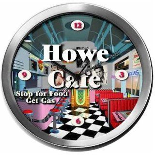 HOWE 14 Inch Cafe Metal Clock Quartz Movement Home