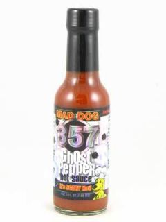 Mad Dog 357 Ghost Pepper Hot Sauce Scary Hot