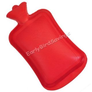 Large Hot Water Bottle Rubber Bag Hand Warmer 2 Litre 2000ml 2L