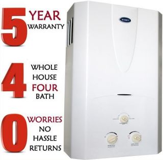  Tankless Hot Water Heater Instant on Demand Whole House 4 3 GPM