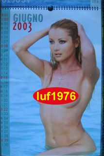 Calendar Sexy Angela Melillo Nude Calendario Boss 2003