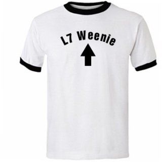 L7 Weenie Custom Unisex Anvil Ringer T Shirt Sports
