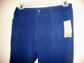 Coldwatercreek Pant Slacks Stretchtwill Blue 10 Nice