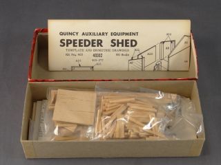  HO SCALE CAMPBELL 403 SPEEDER SHED & ICE HOUSE CRAFTSMAN BUILDING KIT