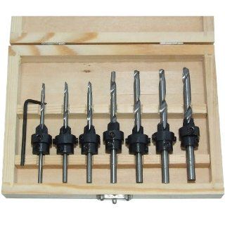 AMTECH QUALITY TOOLS 22 PIECE PC TAPERED DRILL COUNTERSINK