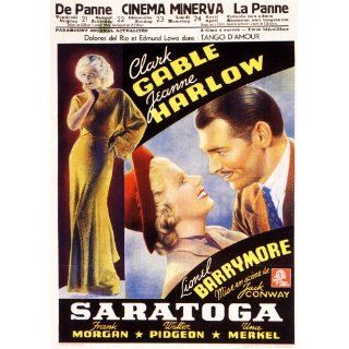 Saratoga Movie Poster (11 x 17 Inches   28cm x 44cm) (1937