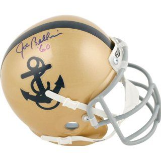 Joe Bellino Navy Midshipmen Autographed Mini Helmet with