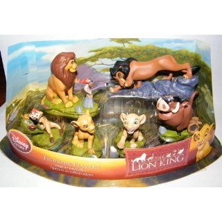 Disney Lion King Figure Set Playset Toy with Simba, Timon