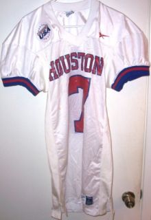 Houston Cougars 7 Game Used Worn Football Jersey