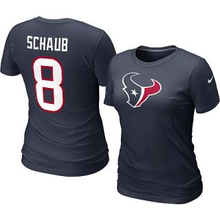 Houston Texans Matt Schaub Womens Name Number T Shirt