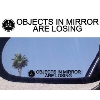 Mirror Decals OBJECTS IN MIRROR ARE LOSING for YAMAHA ROYAL ROAD