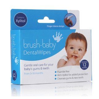 Brush Baby Dental Wipes (0 16M)  Gentle Oral Care for Baby