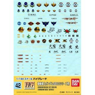 Gundam Decal MS GUNDAM SEED SERIES 1/144 Toys & Games