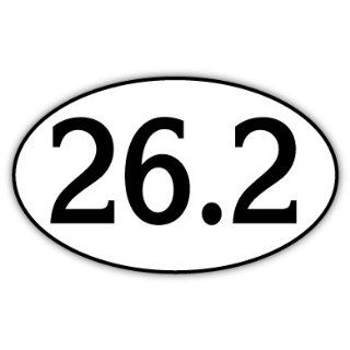 26.2 Marathon Vinyl Car Bumper Sticker Decal 5 X 3