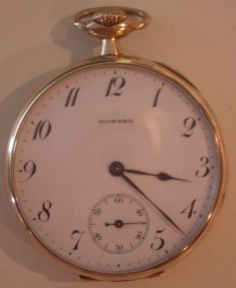 23J Howard Pocket Watch 14K Gold 1919 from Oklahoma City Yards