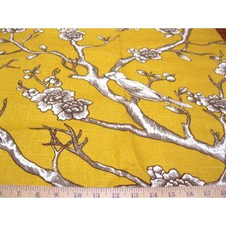 Discount Fabric Robert Allen Vintage Blossom Citrine RA20