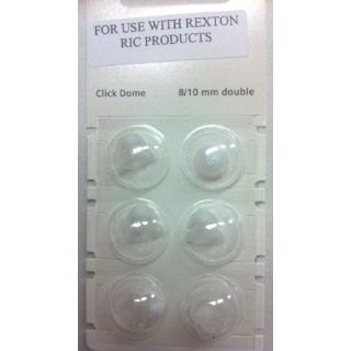 8/10mm DOUBLE   CLICK DOMES for REXTON Hearing Aids   6