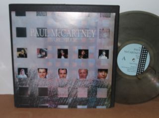 PAUL McCARTNEY WORLD TOUR 3 LPs COLORED VINYL W POSTER TOUR BOOK