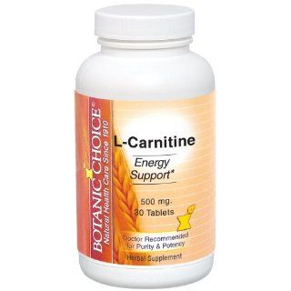 Botanic Choice L carnitine Bottle, 500mg 30 tablets (Pack