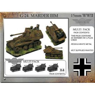 Forged in Battle (15mm WWII) Marder IIIM (4) Toys