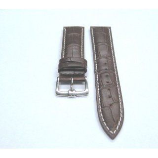 22mm Italian Leather Watch Band Strap for Omega W/S Brown Watches