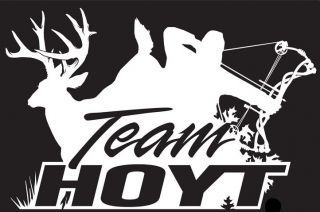 Hoyt Archery and Deer Hunter Hunting Logo Decal Custom Size Color