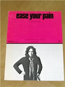 1972 Bobby Whitlock Hit Ease Your Mind Sheet Music