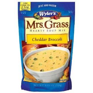 Mrs. Grass Hearty Soup Mix, Cheddar Broccoli, 8.06 Ounce Packages