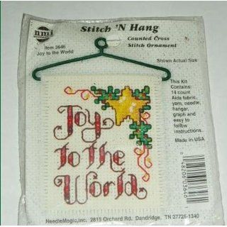 Joy to the World #3646 Stitch N Hang Counted Cross Stitch