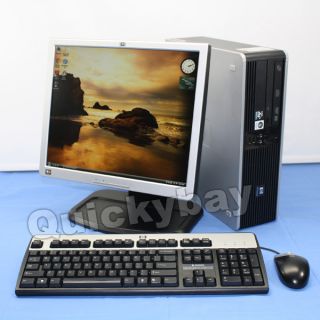 HP DC5750 Desktop Computer Dual Core/ Windows 7/ 2GB/ 80GB + 17 LCD