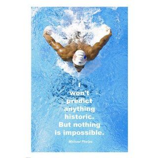Historic Swimming Quote Poster (16.50 x 24.00) Home