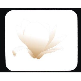 Custom mouse pad with artwork magnolia white Office