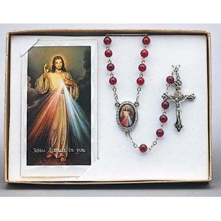 Divine Mercy Rosary and Prayer Card 