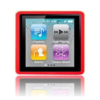 Modern Tech Red Soft Gel Case for Apple iPod Nano 4 6G 6th