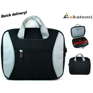 Black Laptop Bag With Interior Pockets and SD Card Holder