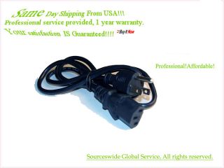 AC Power Cord Cable for HP HP LaserJet 1200 Pro P1102 Printers P1102W