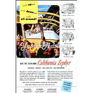 1951 Vintage Ad Western Pacific Ride the Vista Dome