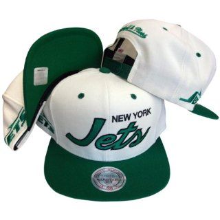 New York Jets Script White/Green Two Tone Snapback