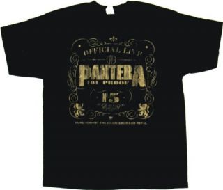 Pantera Official Live 101 Proof Mens Tee Shirt Sizes