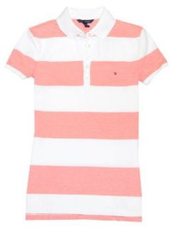 Tommy Hilfiger Women Slim Fit Striped Polo T shirt (XS