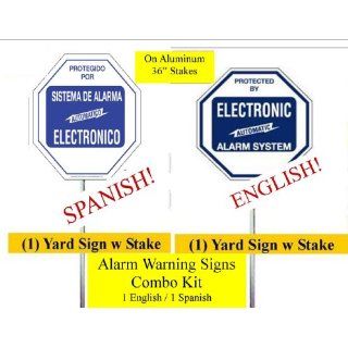 Security Sign   #102/102S Combo 1 English & 1 Spanish