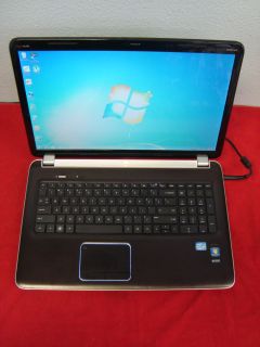 HP Pavilion DV7 17 3 Laptop Computer Intel Core i7 750GB HDD 8GB RAM