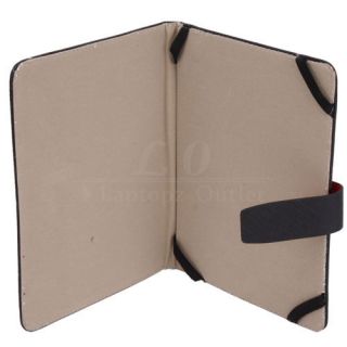  Leather Case Stand Cover for 8 Tablet PC ePad Pad Mid Black