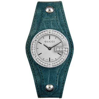 GUCCI Womens YA104531 104 Collection Diamond Turquoise Green