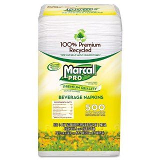 Marcal PROTM   100% Premium Recycled Beverage Napkins, 1