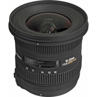 Sigma 10 20mm F 3 5 EX DC HSM Autofocus Zoom Lens for Nikon Cameras