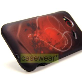  RUBBERIZED HARD CASE COVER FOR HTC DROID INCREDIBLE 4G LTE ACCESSORY
