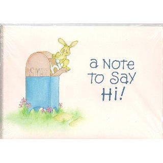 A Note To Say Hi Blank Note Cards & Envelopes Health